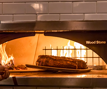 Wood Stone oven at PJ's