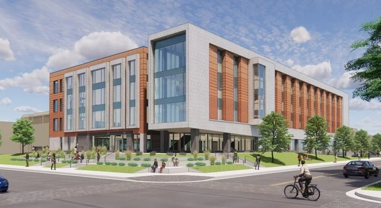 UWSP Sentry Hall building rendering