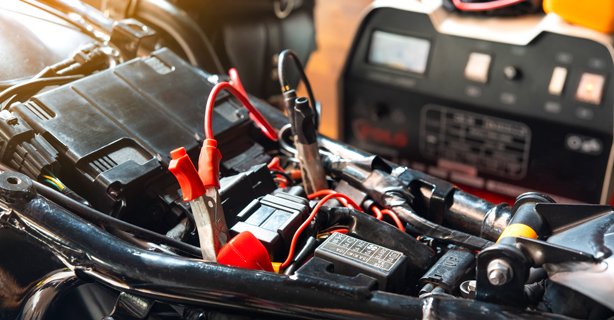 Jumper cables in motorcycle