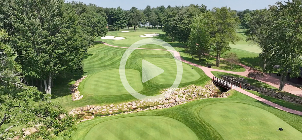 A view of hole 7 at SentryWorld.