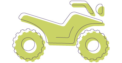 ATV side view