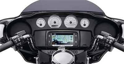 GPS on a motorcycle