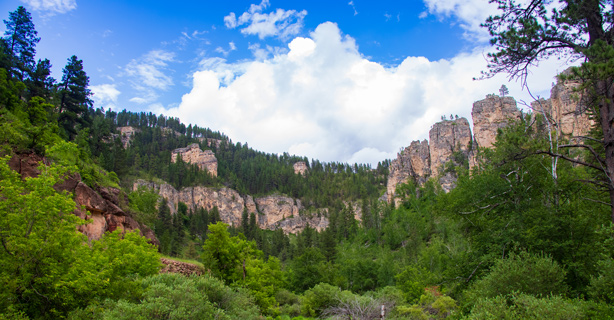 Spearfish Canyon rock formations