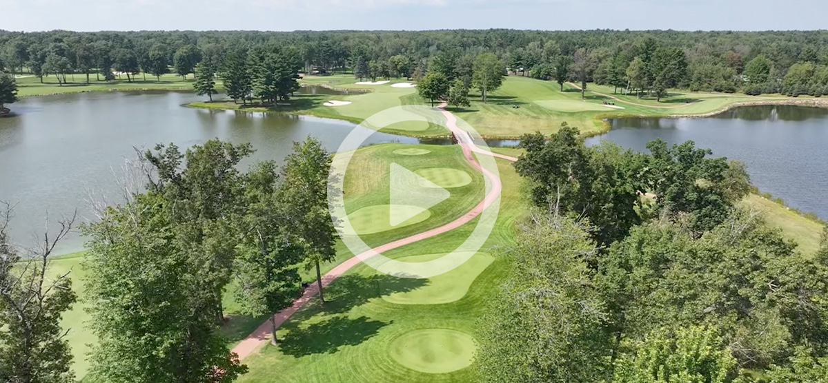 A view of hole 4 at SentryWorld.