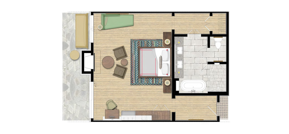 carousel-suite-golf-view-luxury-junior-9-1200x556 Floor plan illustration of a luxury junior suite.