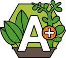 A plus rating icon