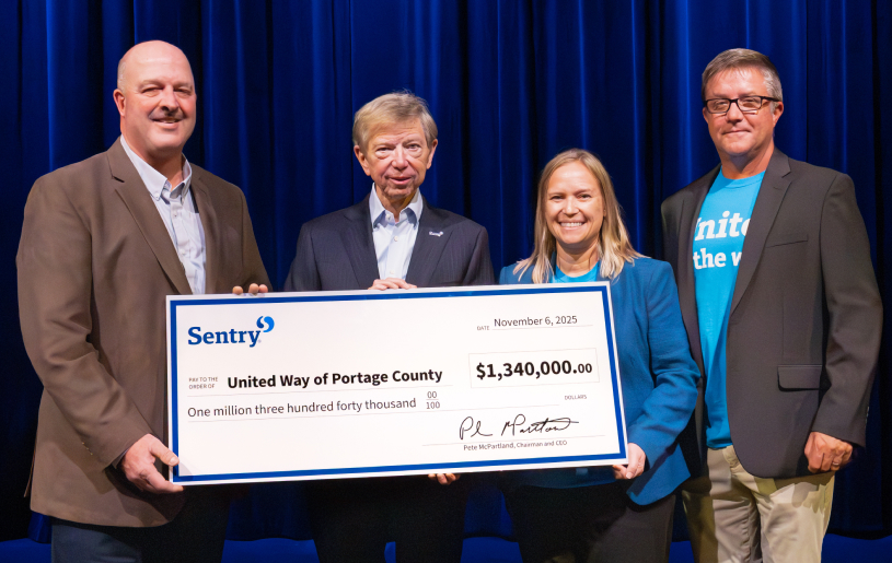 United Way 2025 check presentation