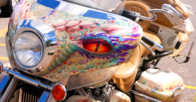 Dragon customized motorcycle