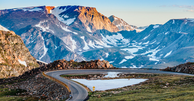 Beartooth Highway mountain.