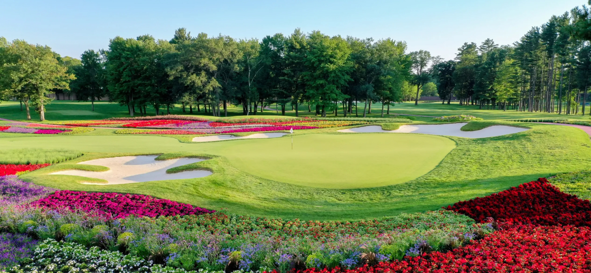 Flower Hole at SentryWorld golf course.