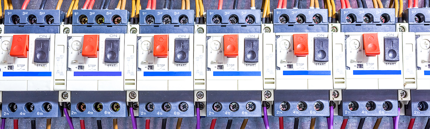 Line of electrical components