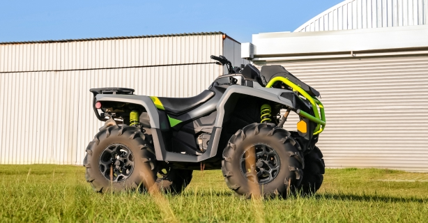 ATV in grass