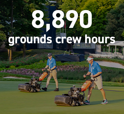 8.890 grounds crew hours during the U.S. Senior Open