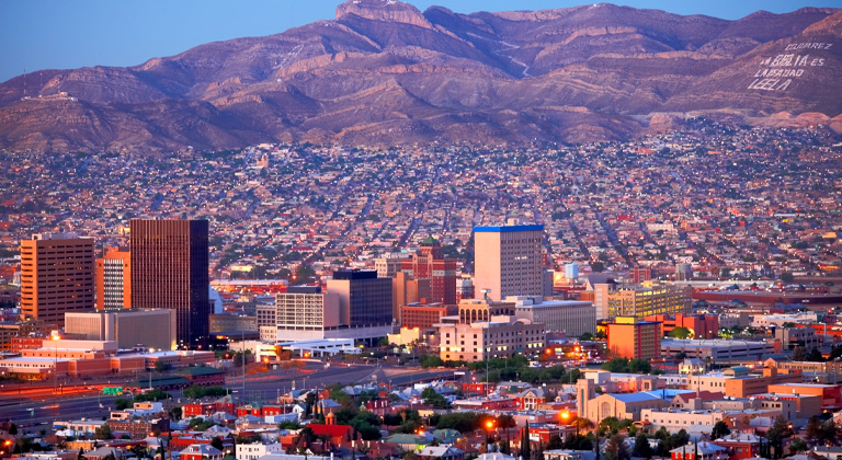 Aerial image of El Paso