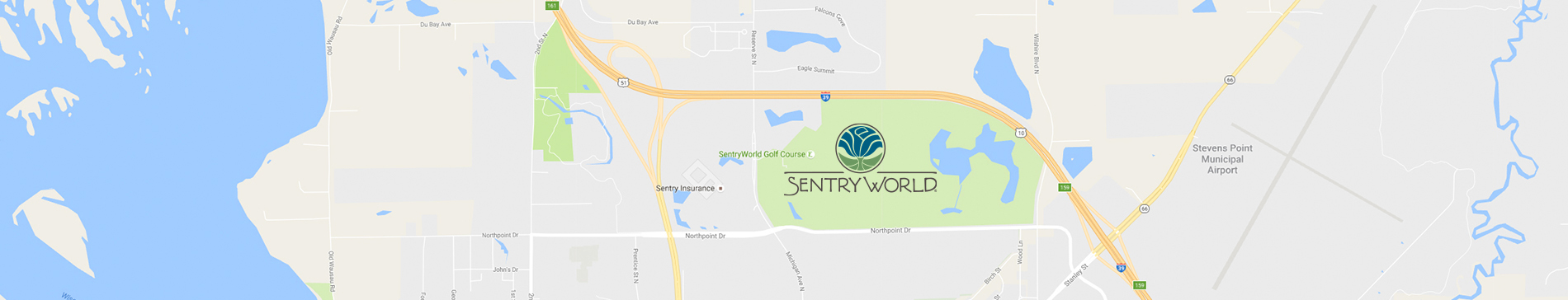 Map of the SentryWorld grounds