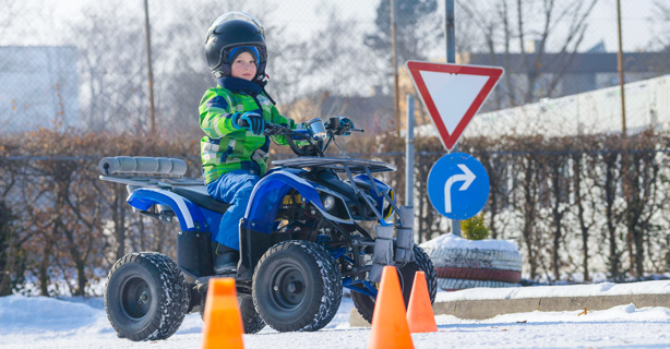 Child on an ATV