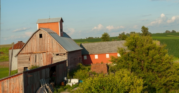 Iowa barn