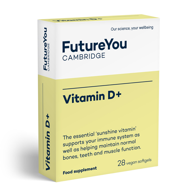 Vitamin D+ Supplements - Vitamin D3 25 Micrograms - Supports Bone Health & Immune Health - Vitamin D Tablet Softgel - Sustainably Sourced & Vegan