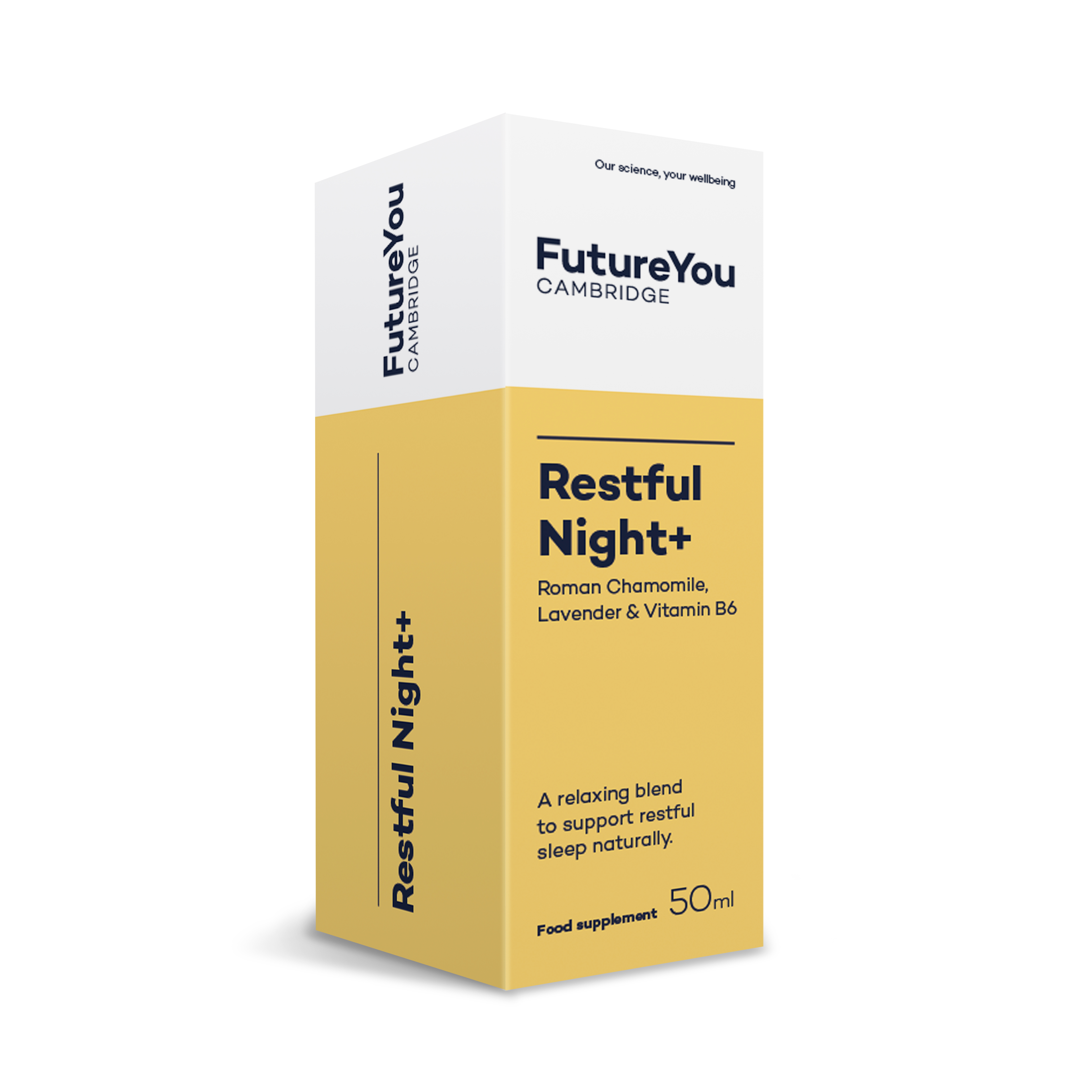 Restful Night+ Chamomile, Lavender & Vitamin B6 Oral Spray - Supports Restful Sleep Naturally