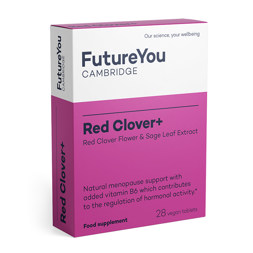 Red Clover+ Natural Menopause Supplements - Red Clover Isoflavones With Sage Leaf & B6 Contributes To The Regulation Of Hormonal Activity