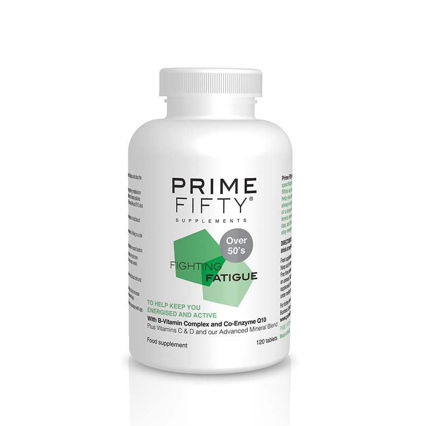 Fighting Fatigue By Prime Fifty - 120 Supplements - Energy Supplement For The Over 50s