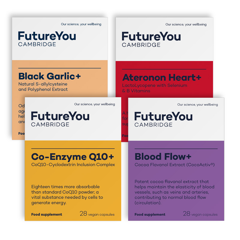Heart Supplements Bundle - Spend & Save - Highly Bioavailable Formulations For Cholesterol, Blood Flow & Circulation