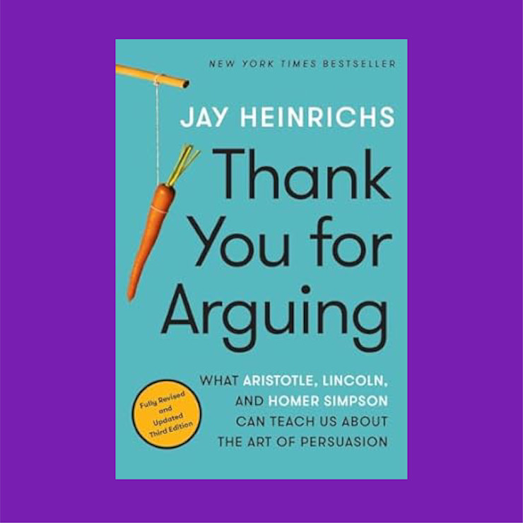 Book cover of "Thank You for Arguing"