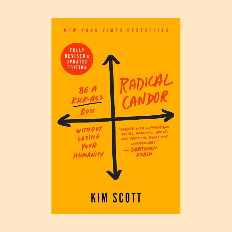 Book cover of Radical Candor: Be a Kick-Ass Boss Without Losing Your Humanity by Kim Scott 