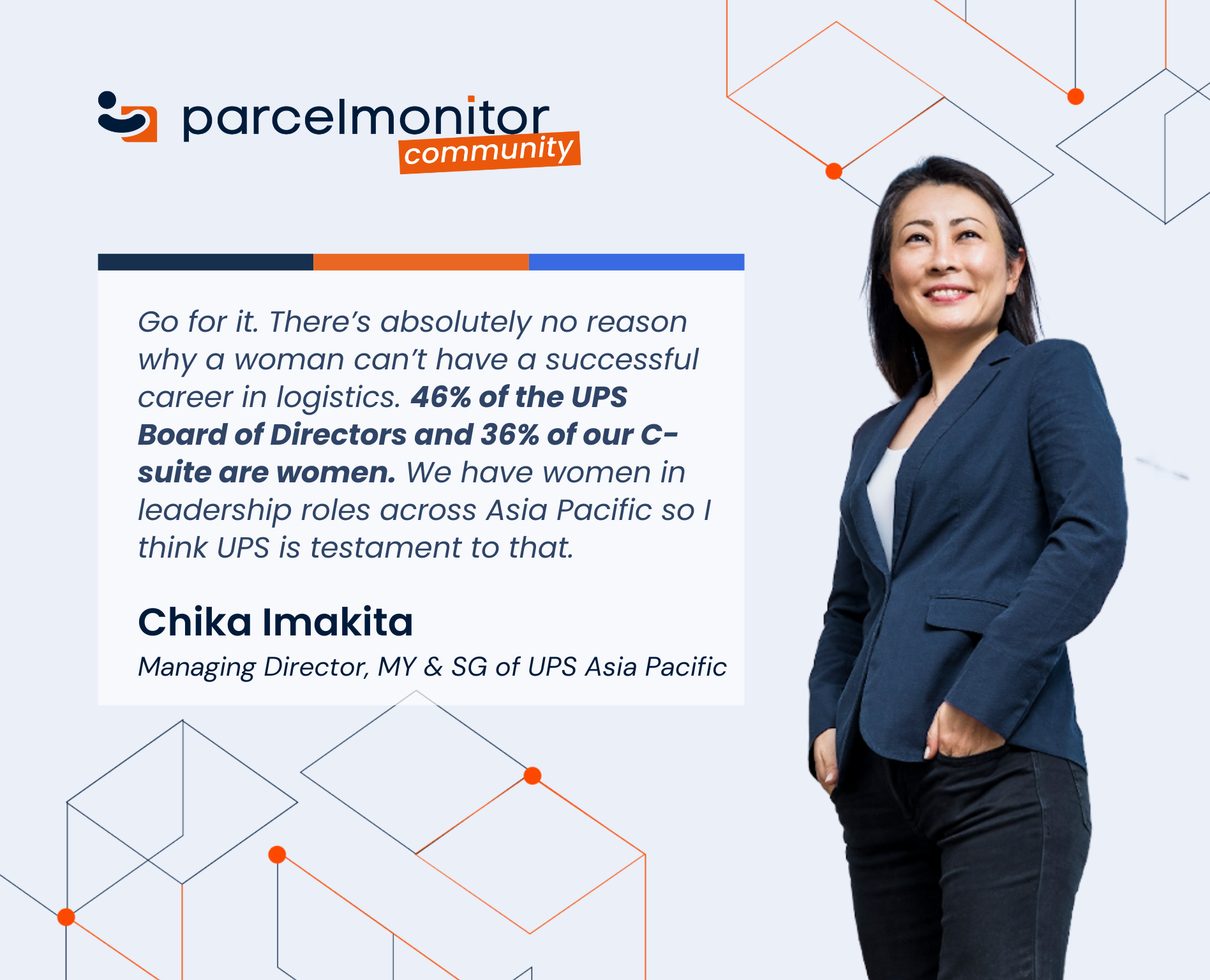 Chika Imakita, Managing Director, Malaysia and Singapore at UPS Asia Pacific
