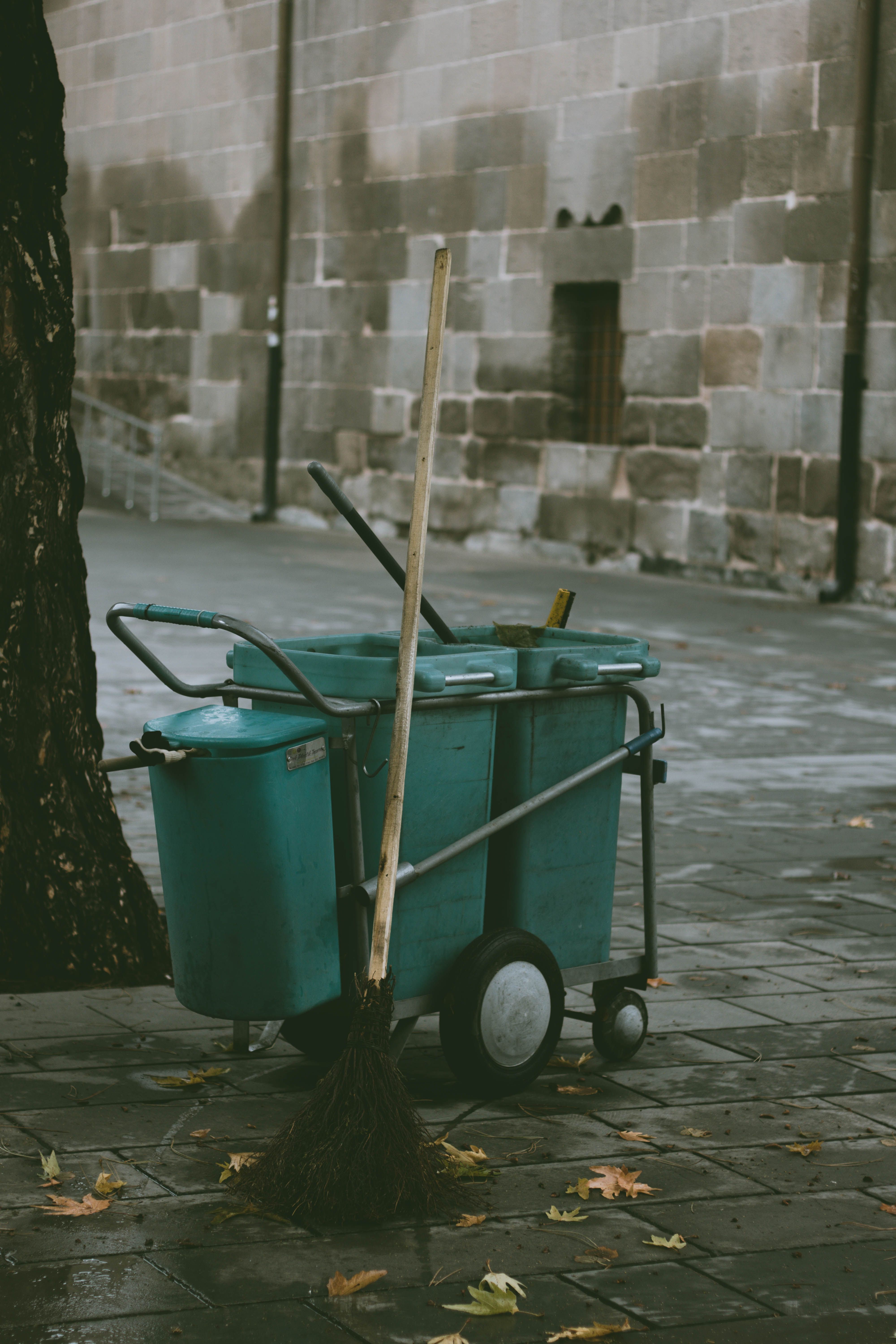 Collecte des déchets et nettoyage des poubelles