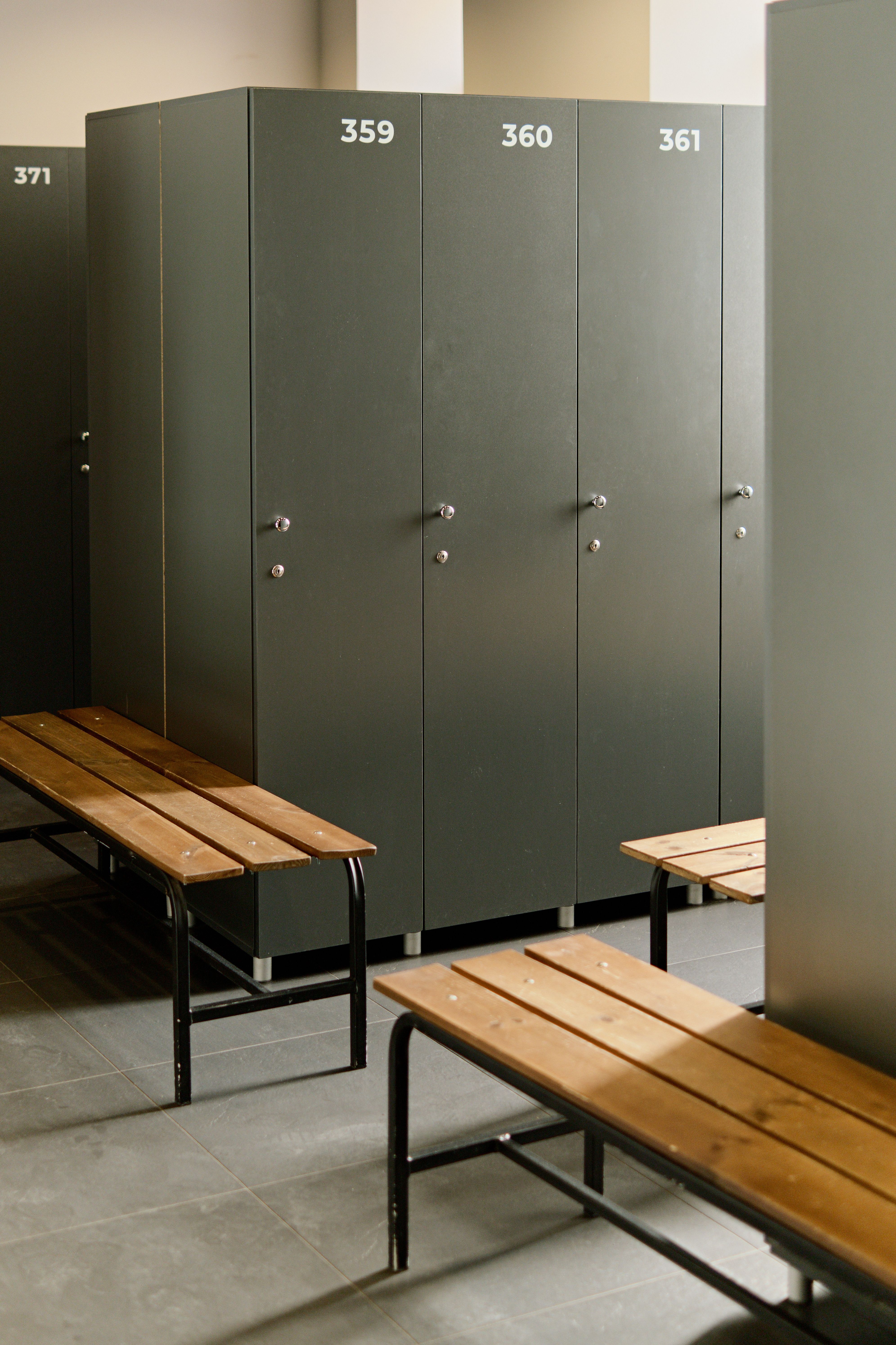 Nettoyage des vestiaires et casiers
