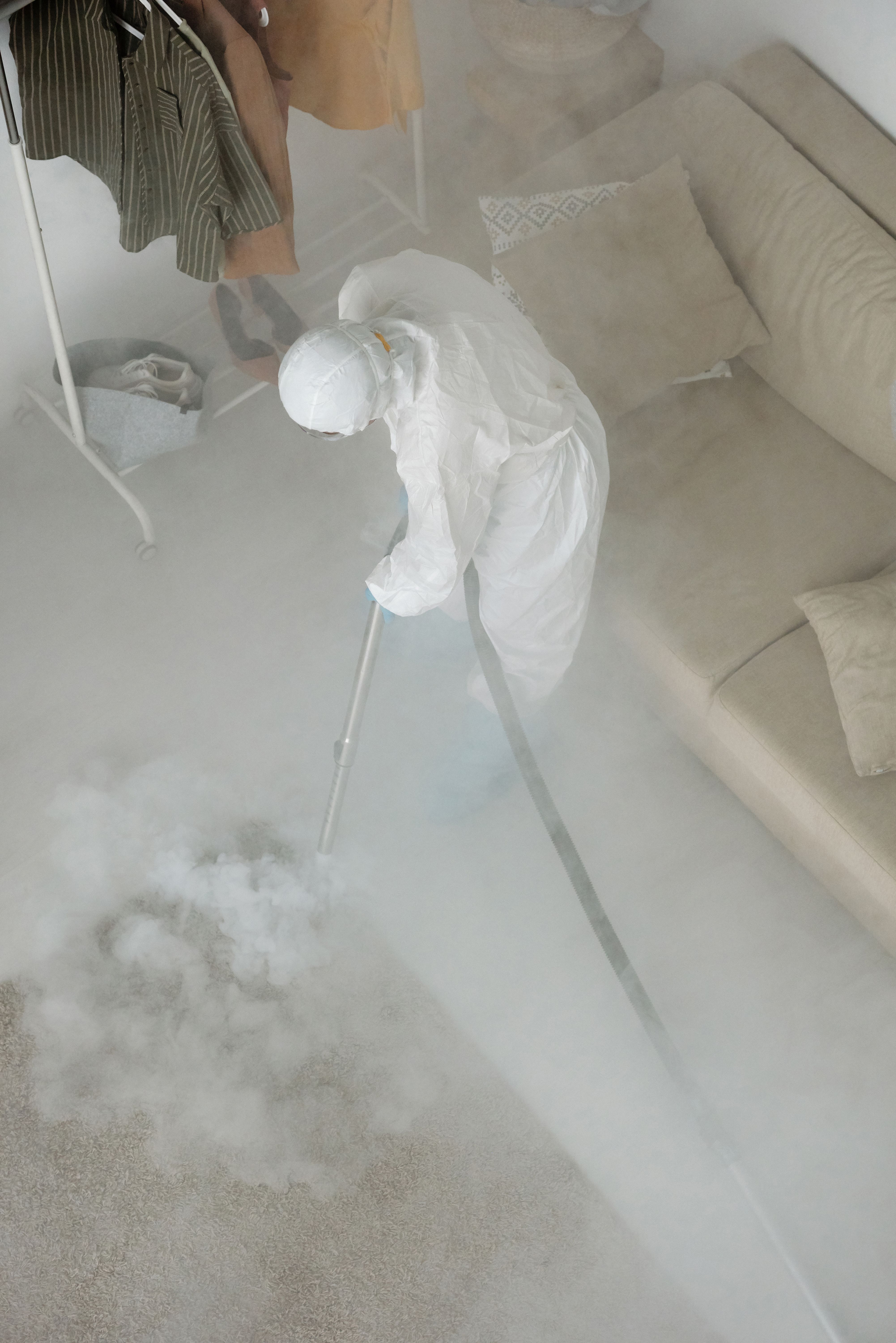 Nettoyage vapeur : action désinfectante efficace contre bactéries et allergènes