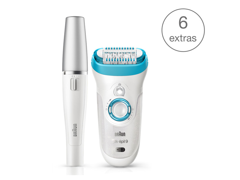 Braun Silk-épil 9 脫毛器，配備MicroGrip 夾輪技術