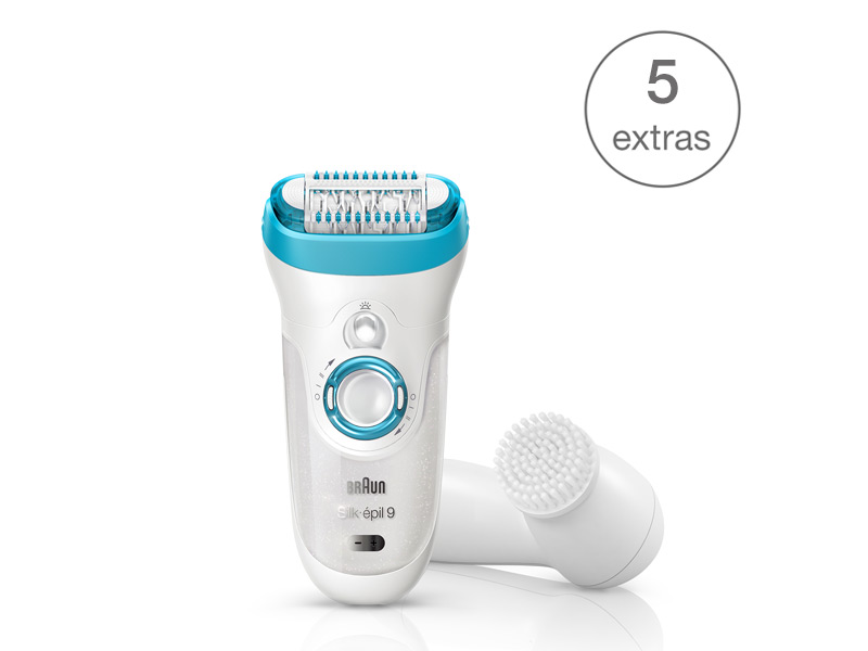 Braun Silk-épil 9 脫毛器，配備MicroGrip 夾輪技術