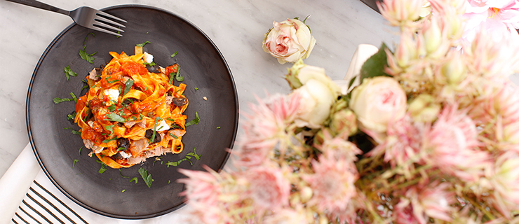 Recipes - Fettuccine with Tuna, Olives and Capers - Giovanni Rana