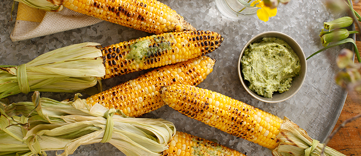 Recipes - Pesto Butter for Corn on the Cob - Giovanni Rana