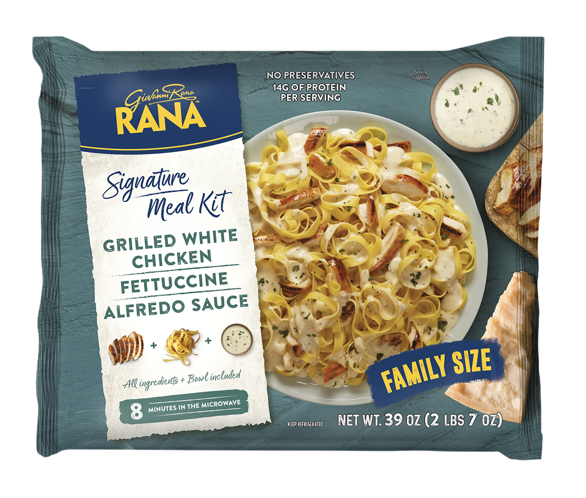 GRILLED WHITE CHICKEN FETTUCCINE WITH ALFREDO SAUCE - Giovanni Rana