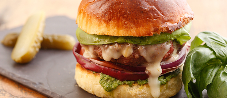 Recipes - Pesto Burgers - Giovanni Rana