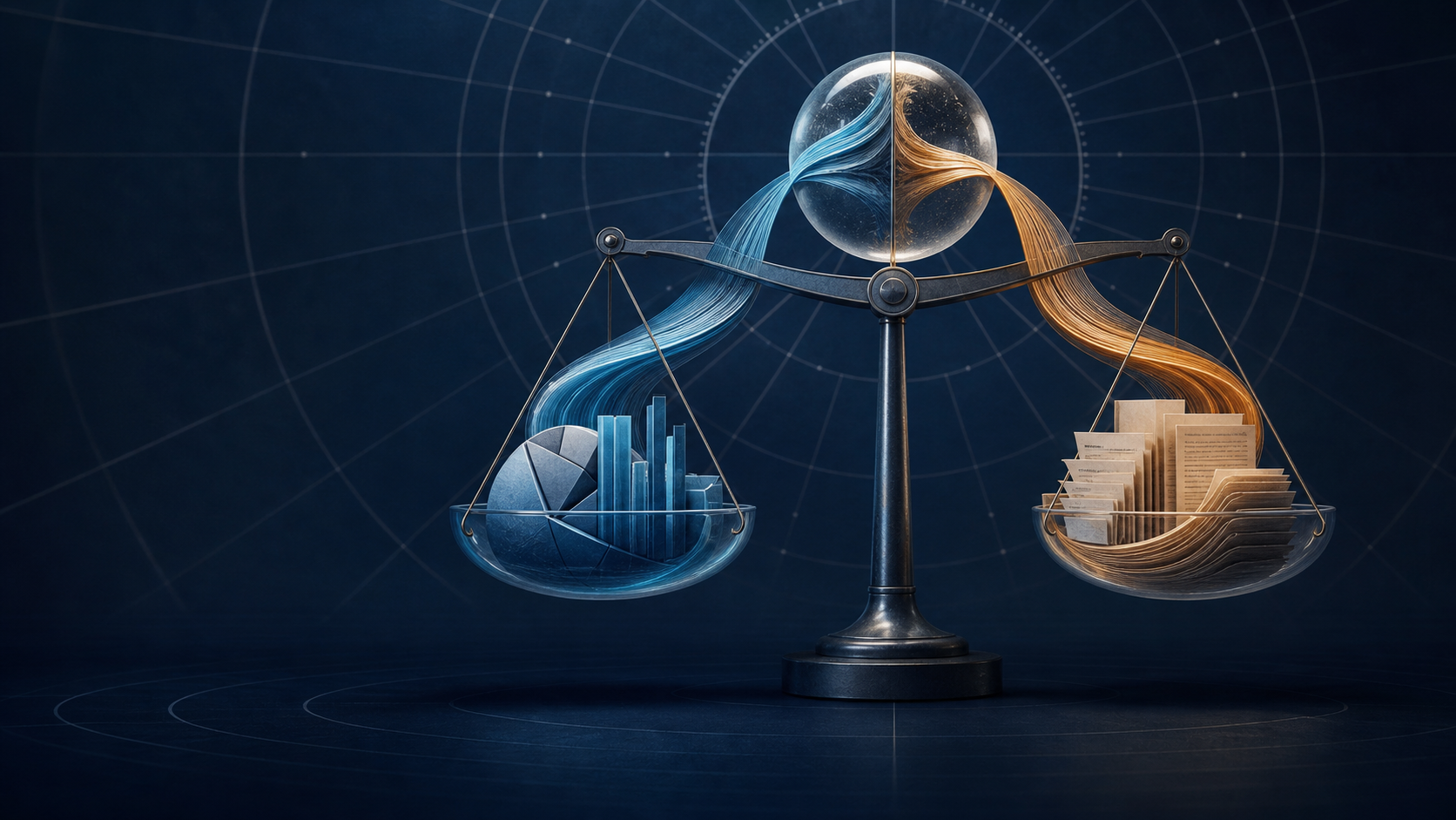 Balanced fund allocation across two investment categories.