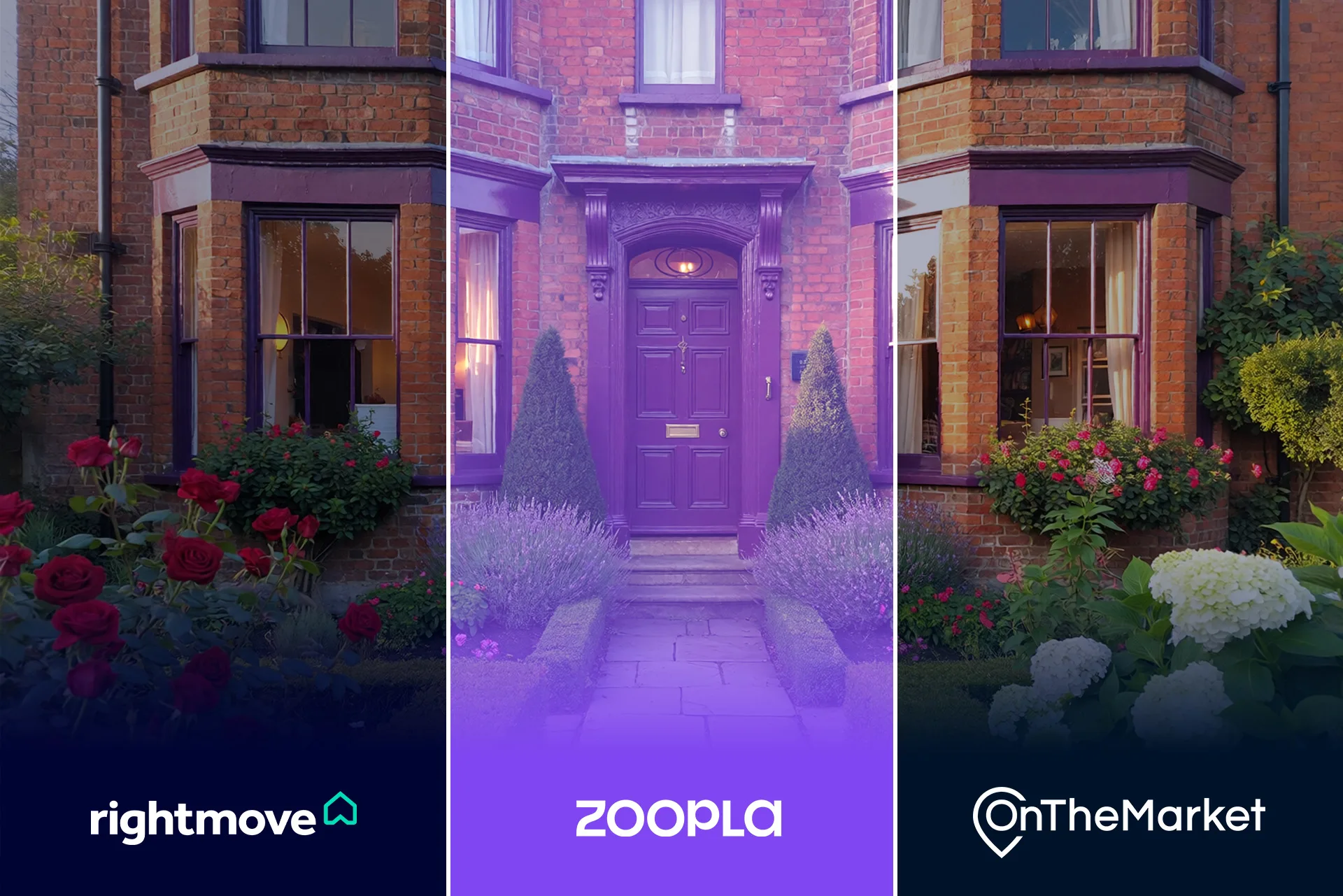 Purplebricks advertise properties on Rightmove, Zoopla and OnTheMarket