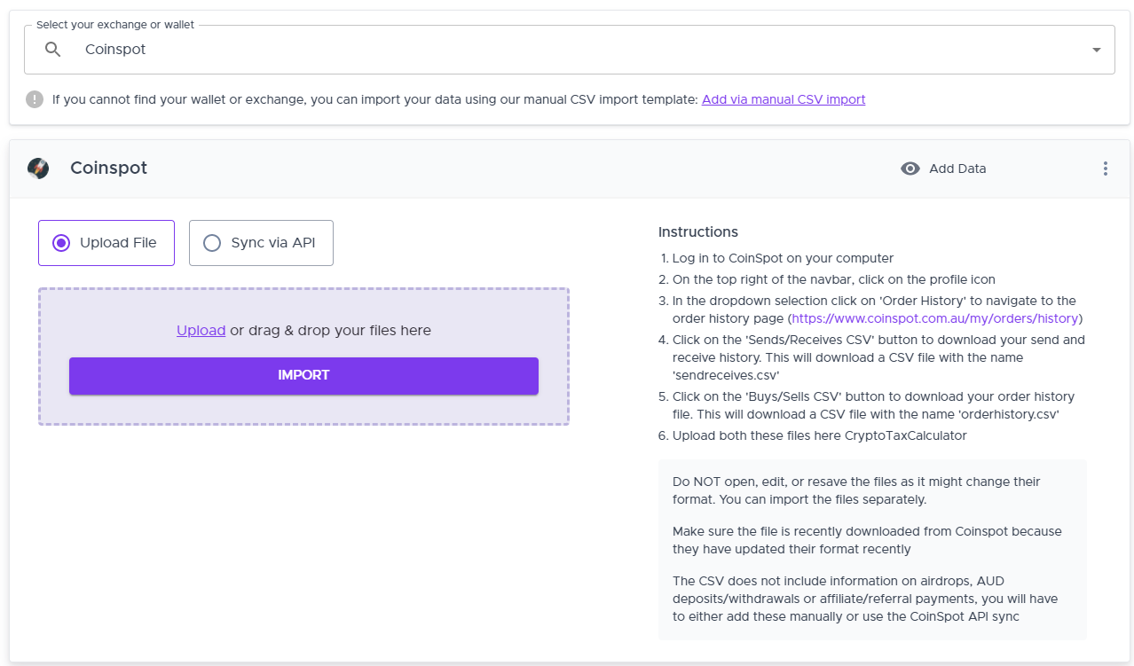 Coinspot Crypto Tax Guide