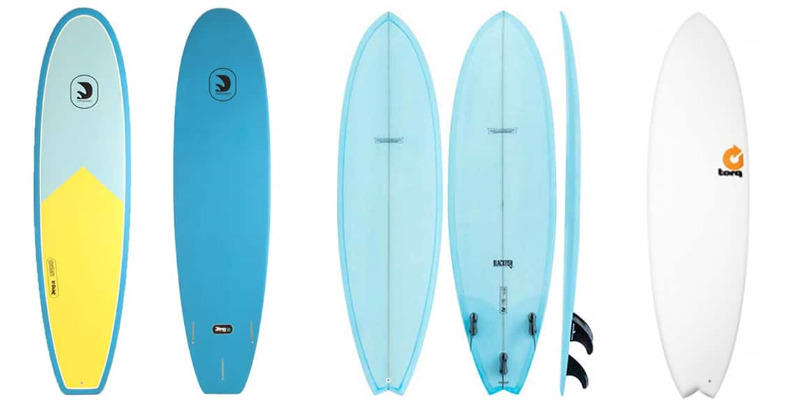 surfboard types material