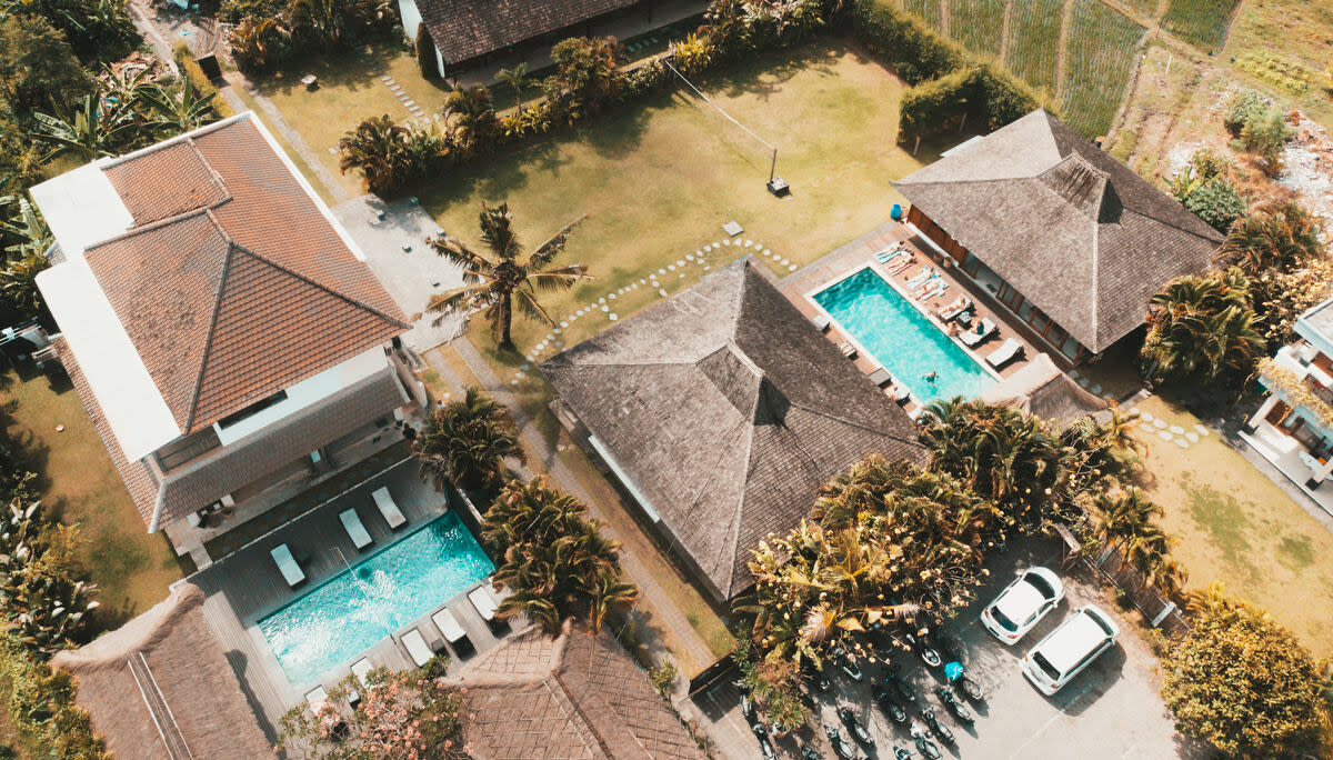 Camp Overview Drone Bali