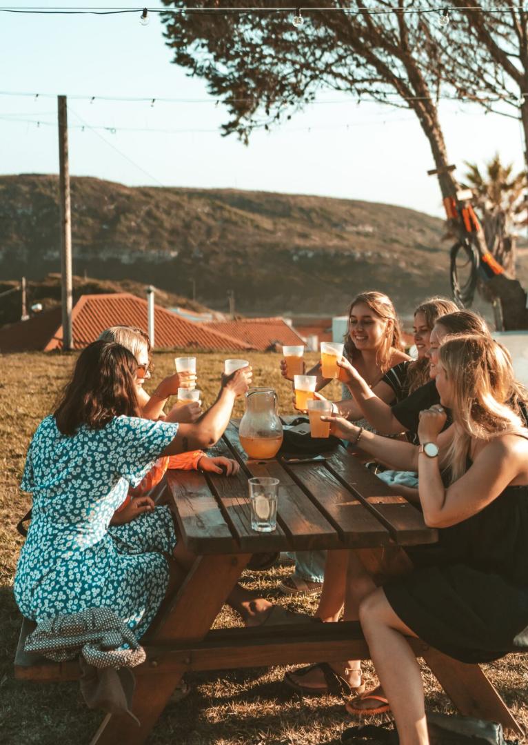 Camp Ericeira people dinner lapoint