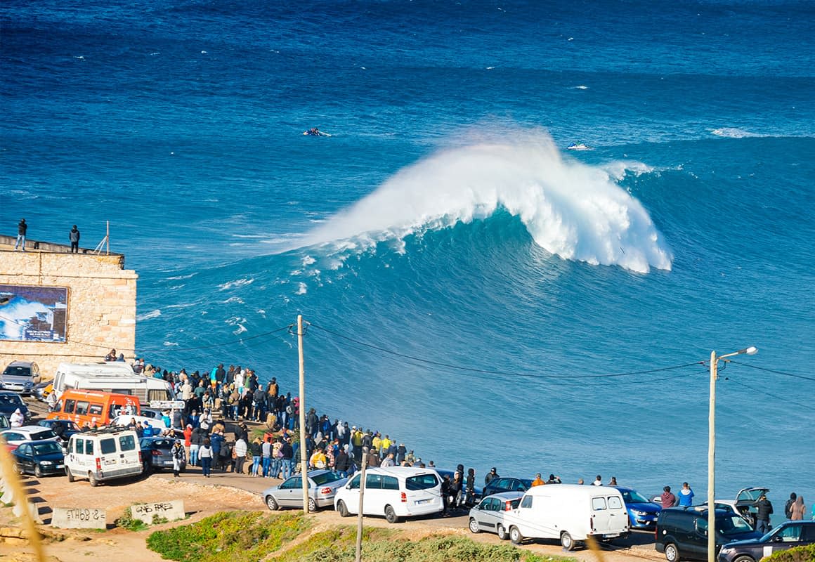 Nazare big wave surfing Portugal 8