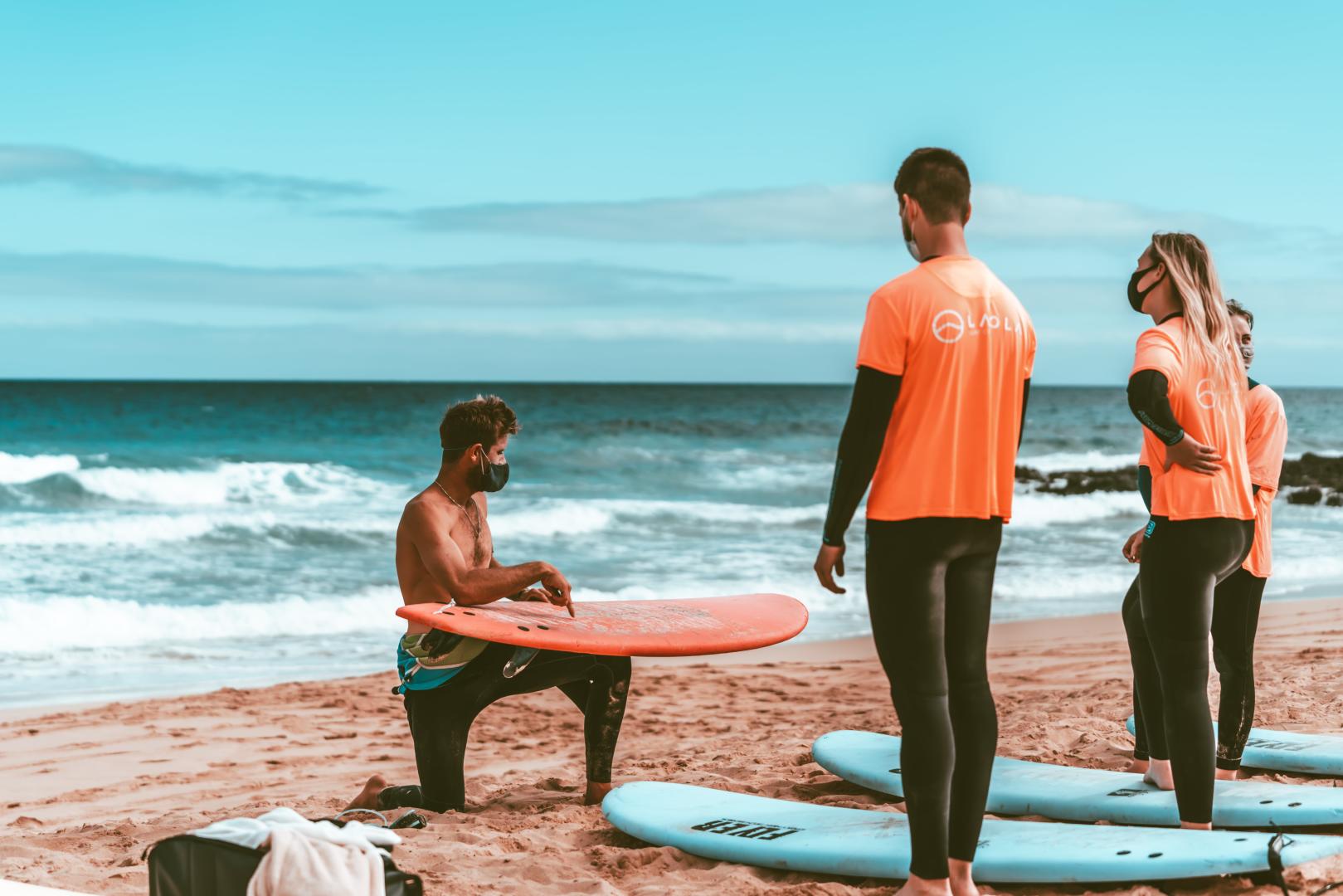 Surf coaching in Fuerteventure