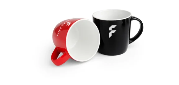 Tasses à café double paroi à imprimer avec FLYERALARM