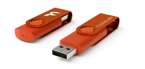 USB Stick Werbeartikel FAST-DOUBLEFACE mit Gravur