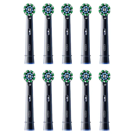 Oral-B PRO Cross Action Aufsteckbürsten, Vorteilspack mit 10 Bürstenköpfen.