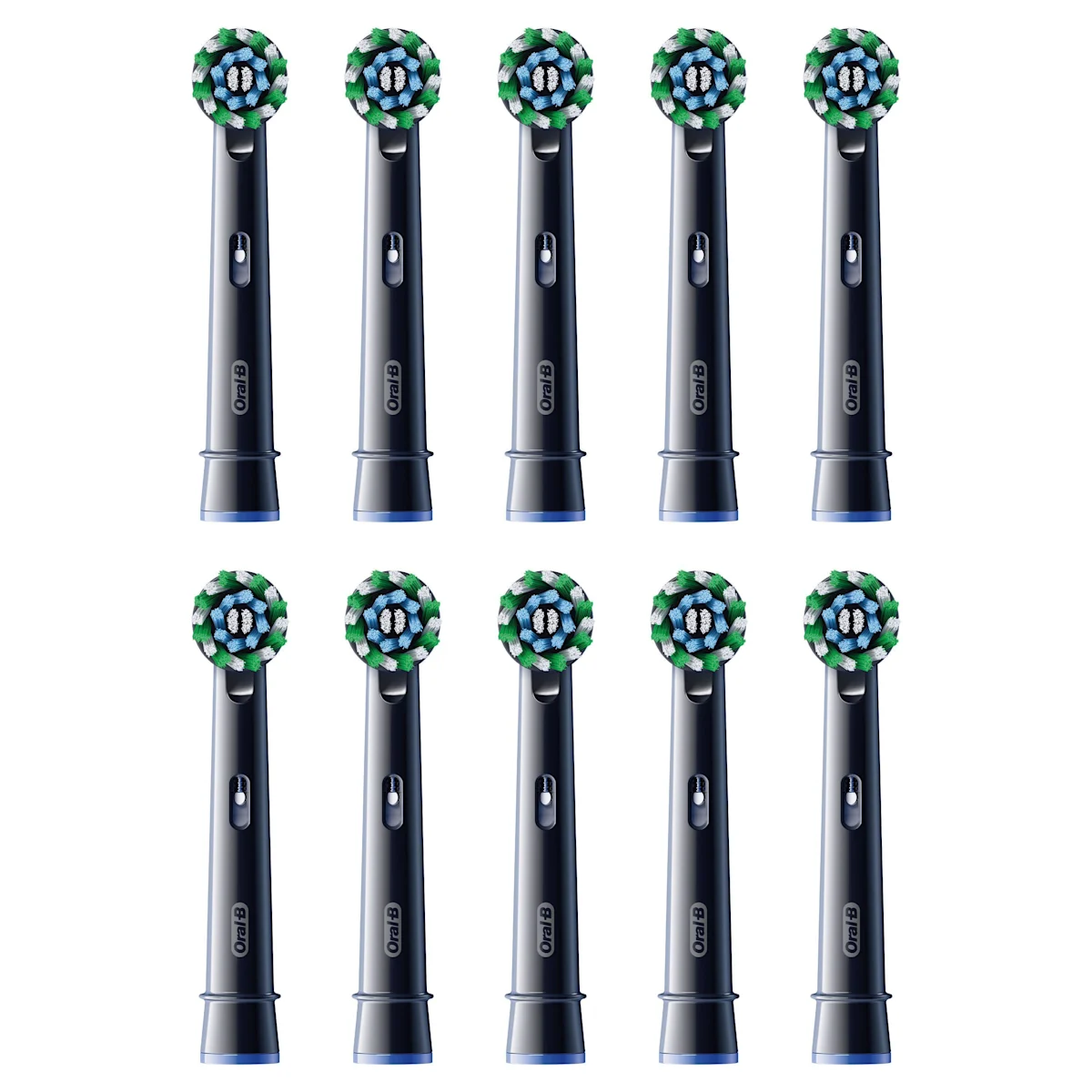 Oral-B PRO Cross Action Aufsteckbürsten, Vorteilspack mit 10 Bürstenköpfen.